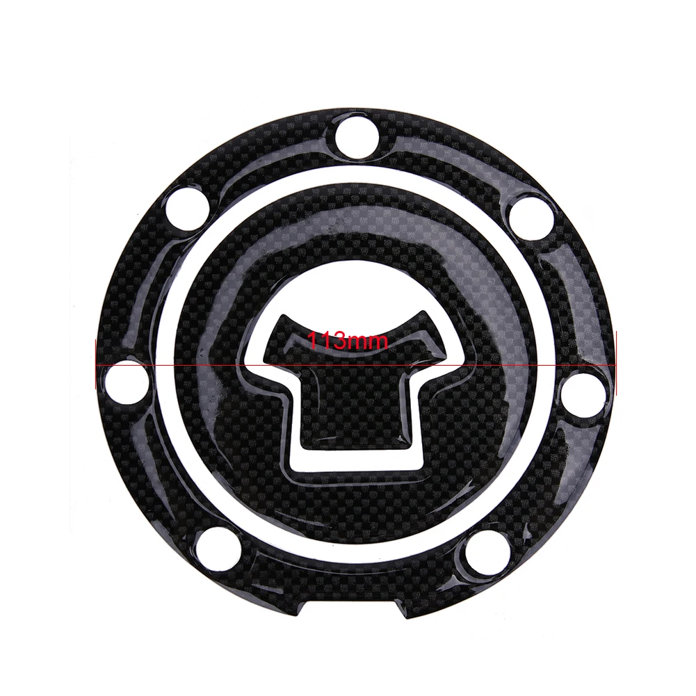 Rubber Motorcycle Gas Tank Cap Cover Protector Pad Sticker