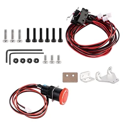 3018 Max Engraving Machine Accessories 2pin Micro Limit switch + Emergency Stop Switch For CNC Wood Router Engraver Machine