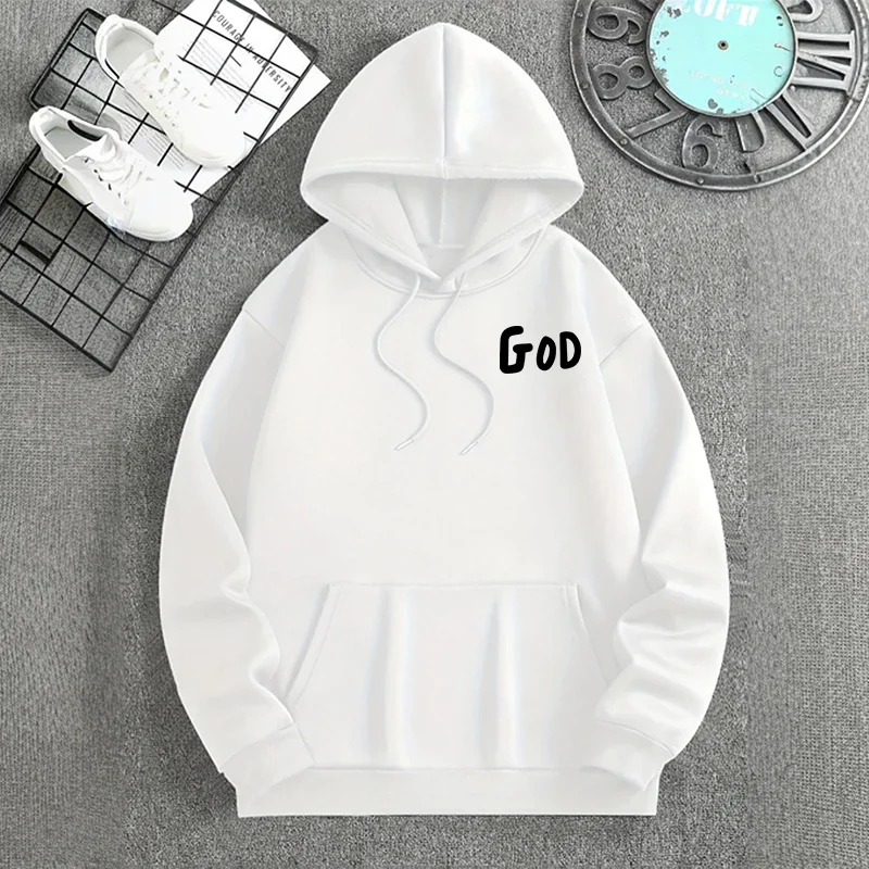 Men Christian Hoodie High Quality Casual Daily Fashion