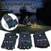 1 Pair LED Glove For Men Women Outdoor Camping Night Fishing Bait Cycling Running Flashlight Durable Gloves Repairing Work Gift 5