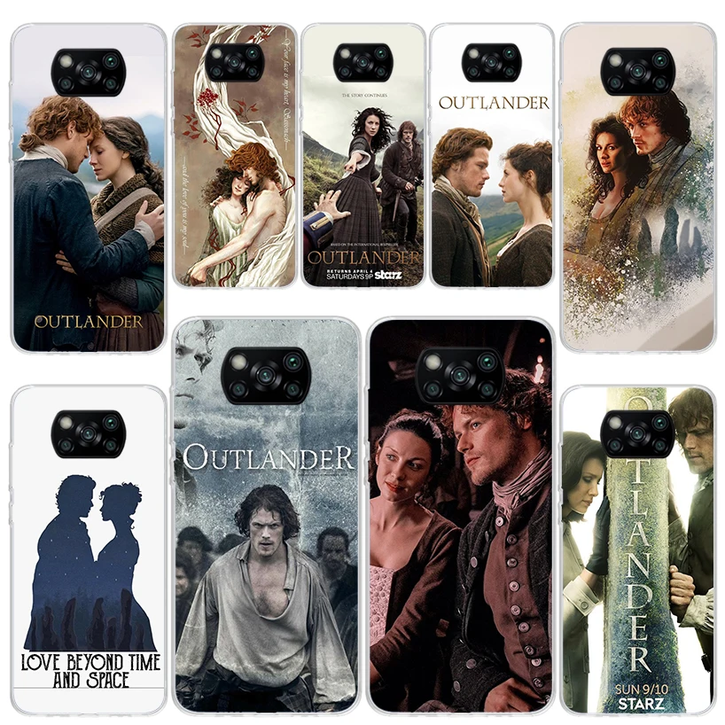 Фото Мягкий силиконовый чехол Outlander TV для телефона Xiaomi Poco X3 NFC X4 GT X5 M3 M2 M4 Pro M5S F3 F2 F1 Mi Note 10 Lite, чехол №1