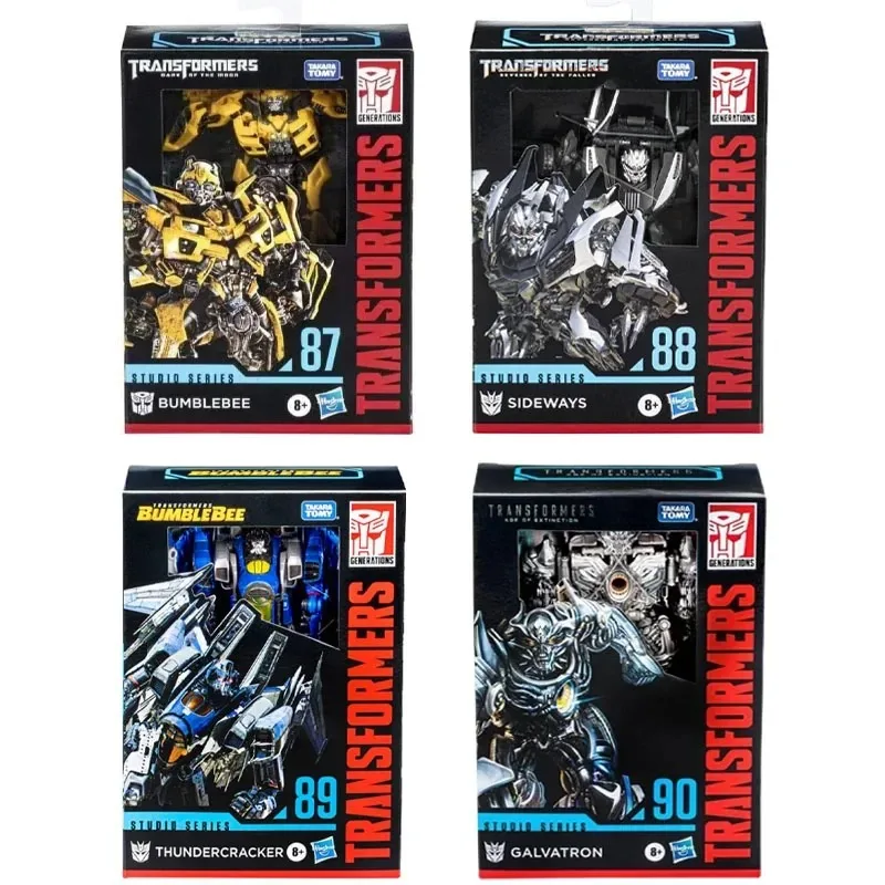 В наличии Трансформеры игрушечные студийные серии SS87 Bumblebee SS88, боковые SS89 Thundercracker SS90, экшн-фигурки Galvatron, подарки