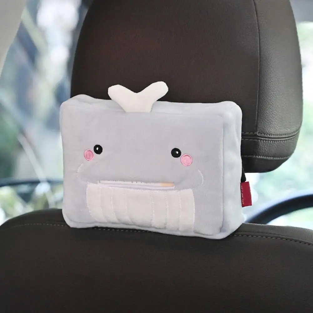 

Easy Extraction Tissue Box Car Armrest Box Tissue Case Holder Stylish Back Seat Headrest Hanging Napkin Clip Auto for A