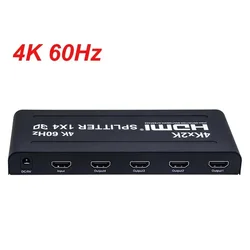 Ultra HD 4K HDMI Splitter with Dual Display Capability (4K 60Hz 1x4 3D)