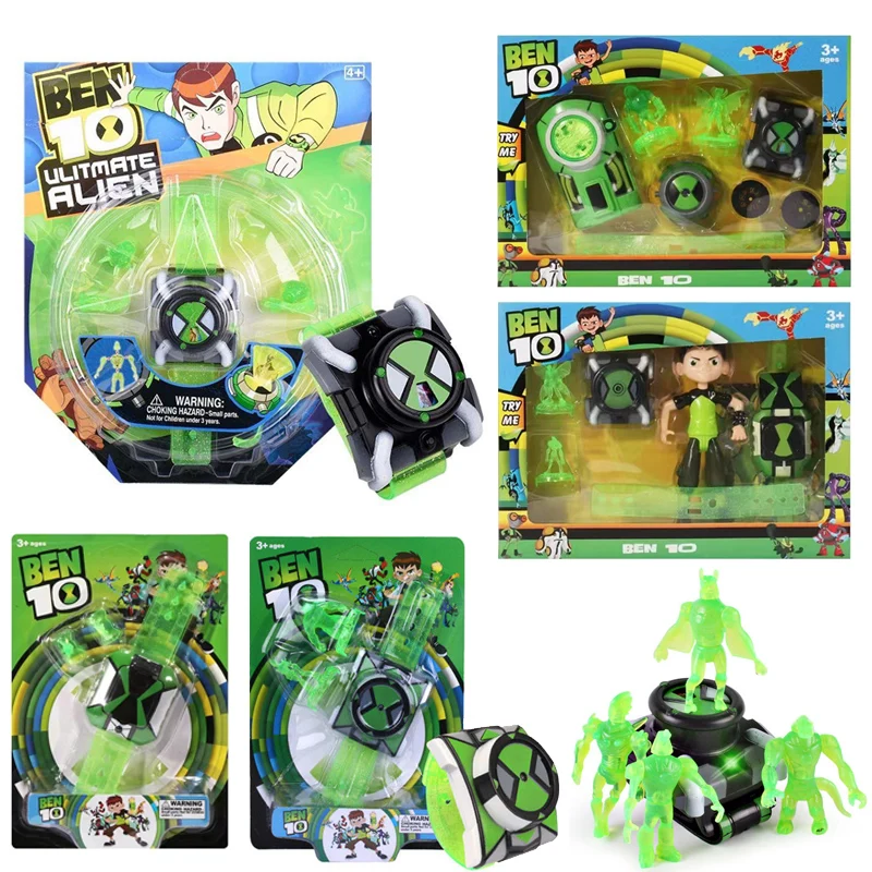 Ben Tennyson Projection Watch Ben10 Omnitrix Cartoon Deformation Device Suoni Luci Action Figure Bambini Regalo Di Compleanno Giocattolo