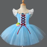 Vêtements pour enfants, costume de scène de princesse, vêtements pour enfants, fête, tutu élégant, justaucorps de ballet pour filles, robe, vêtements de danse 3