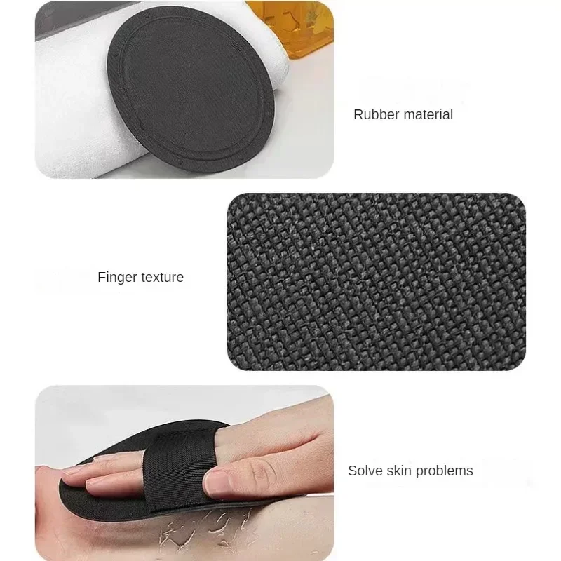 Exfoliating Shower Brush 1pc Silica Gel Painless Scrub Bath Round Bath Supplies Household Strong Rub Back Ash Rub Mud Exfoliating Brush exfoliating shower brush