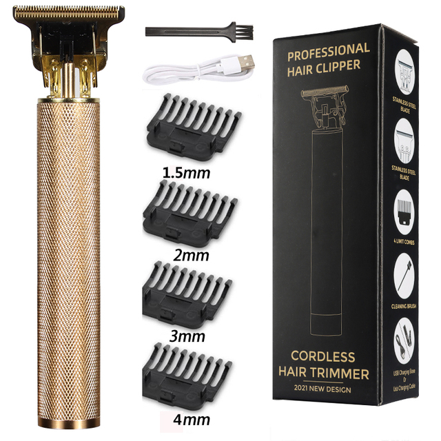 USB Electric Hair Cutting Professional Beard Trimmer Machine Rechargeable New Hair Clipper Man Shaver Trimmer For Men Barber