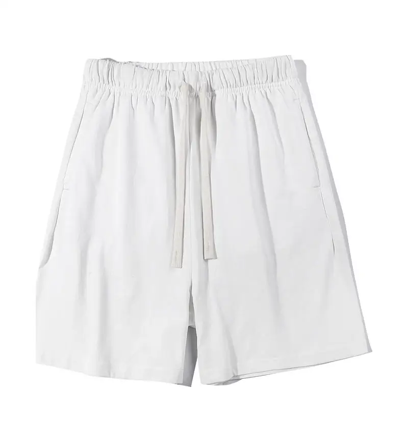 DIY LOGO Custom Fashion Style 100% Cotton Hip Hop Streetwear Fashion Shorts Man Summer Beach Running Shorts Men'S Street 3