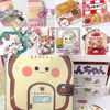 Paper Waffle Quiet Book Colorful Bread Cartoon Busy Book Fried Chicken Handmade Toy Snack Bar Sticker Game. 1