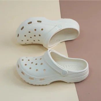 2026 Men's and Women's New Cave Shoes for Summer Outerwear EVA Anti slip Baotou Breathable and Odorous Foot Cooling Slippers 1