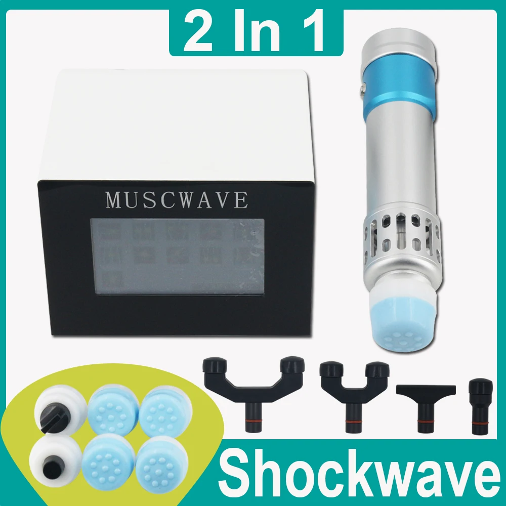 

Shockwave Therapy Machine 2 In 1 Chiropractic Tool For Erectile Dysfunction Tennis Elbow Pain Relief Body Massager Heath Care