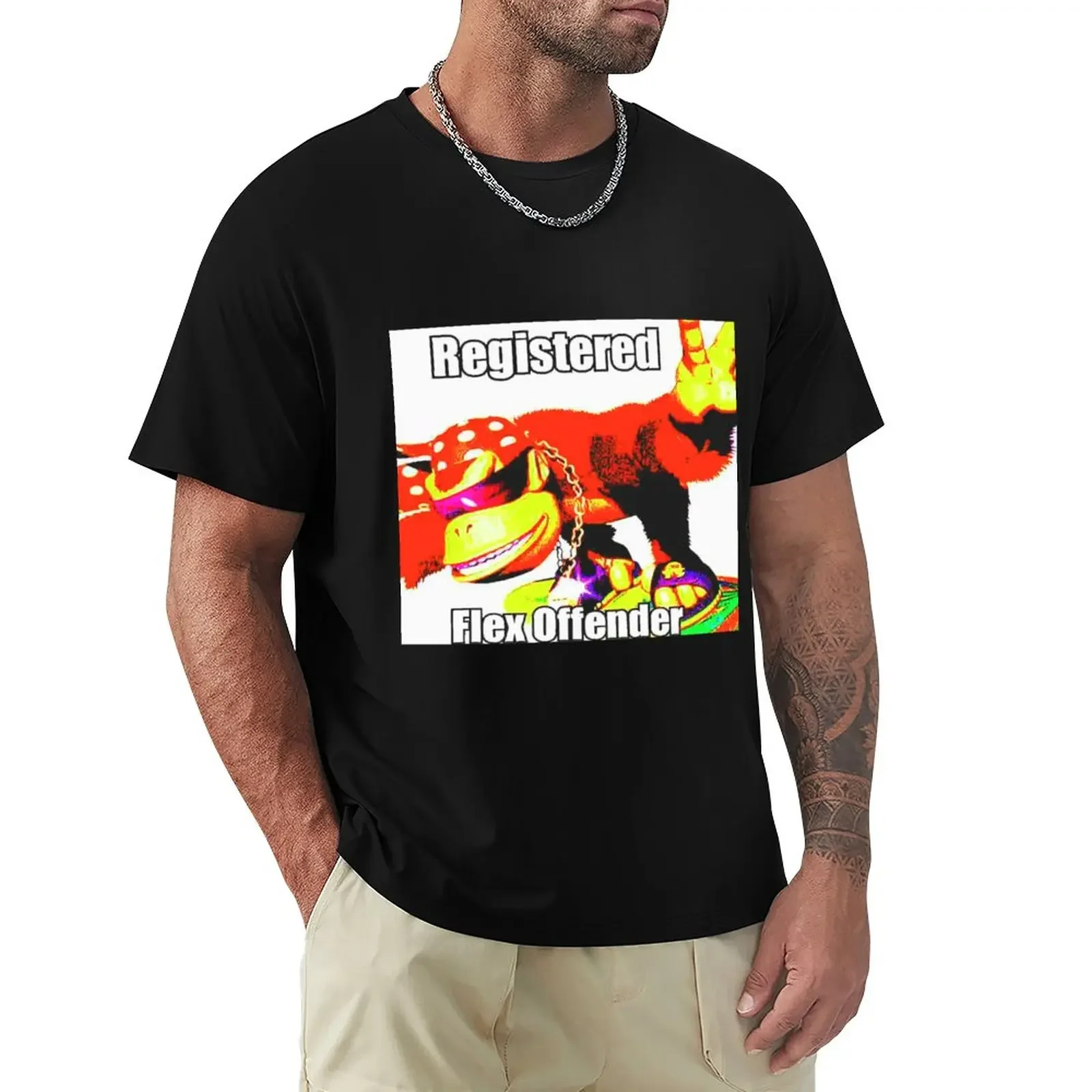 

Registered Flex Offender T-Shirt tees kawaii clothes men workout shirt