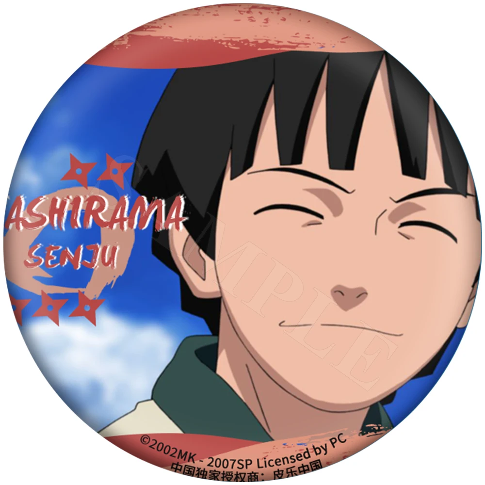 Officially Licensed Naruto Character Cosplay Badge Collection