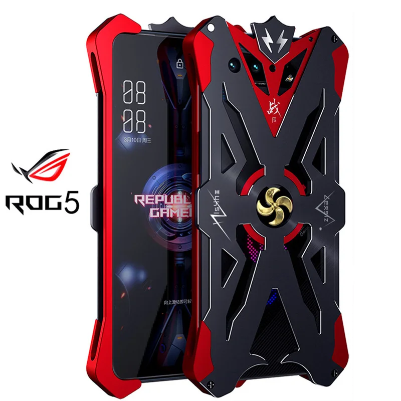 

Прямая поставка, металлическое стальное оборудование для ASUS Rog 5 5g Rog5, ударопрочный усиленный алюминиевый чехол для ASUS Rog 5 Чехол