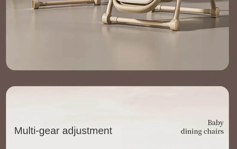 Leichter Kinder-Esszimmers tuhl Multifunktion aler Baby-Esszimmers tuhl mit verstellbarer Sitzhöhe 2-in-1-Baby-Schaukelschaukel – Detail 21
