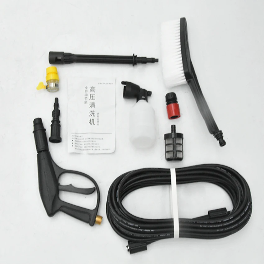 Limpo Portátil Casa Bomba Lavagem do Carro 220v Alta Potência Limpeza Automática Máquina Lavar Carro 2000w de Alta Pressã Sh-s6 o Mais - Image 6