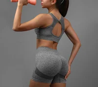 Yoga Suit Yoga Sports Underwear Women's Fitness Suit Vest Running Sports Yoga Shorts Set Yoga Set  Workout Set - Image 4
