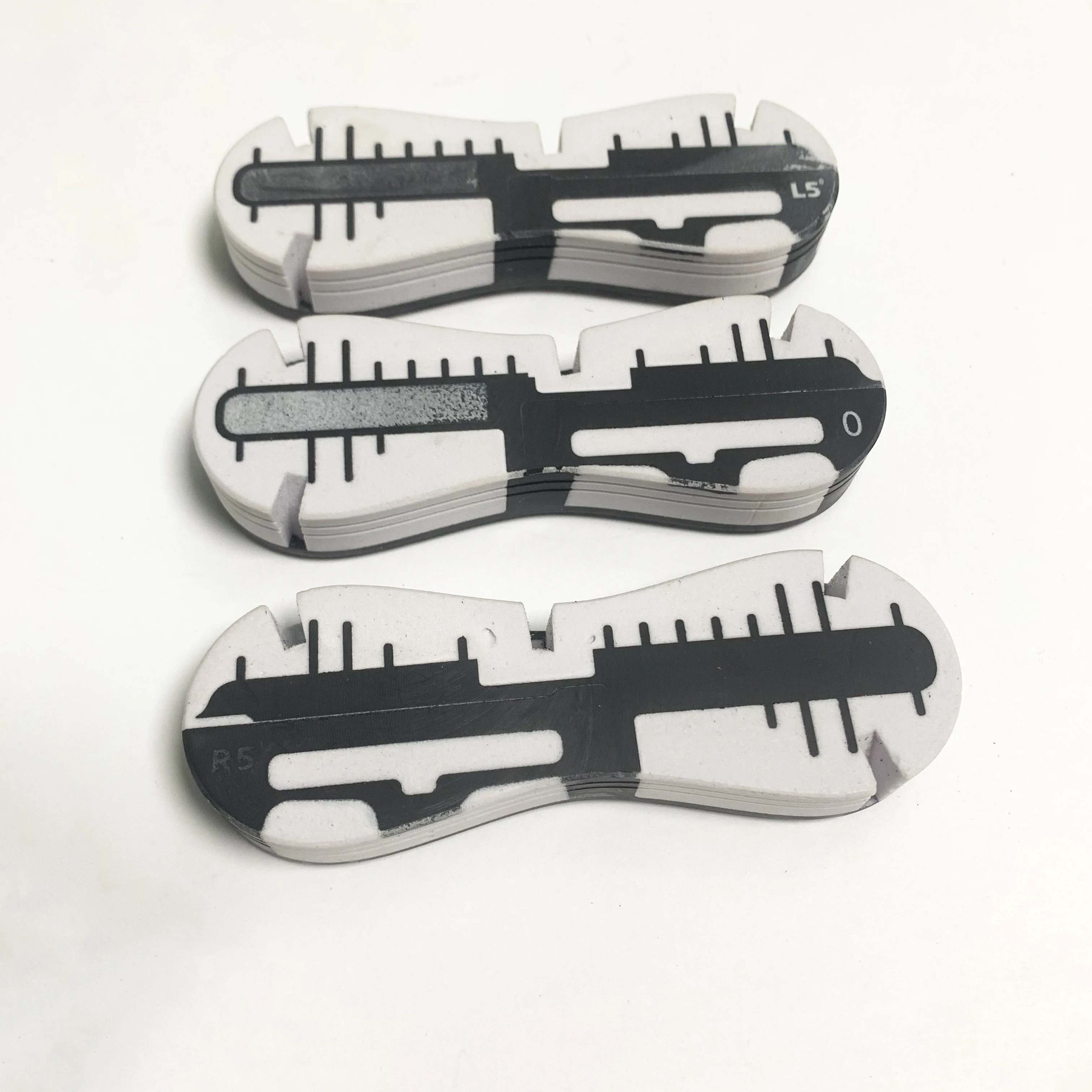 Rudder Slot Fin Boxes Surfboard Fin Plug 0 Degree Center Box + 9 Degree Side Box Surfboard Fin Hydrofoil Box