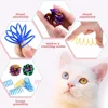 14 Pack Spring Paper Hair Ball Cat Toy Set Cat Toy Interactive  Pet Products for Cat Toys Pet Accessories 5