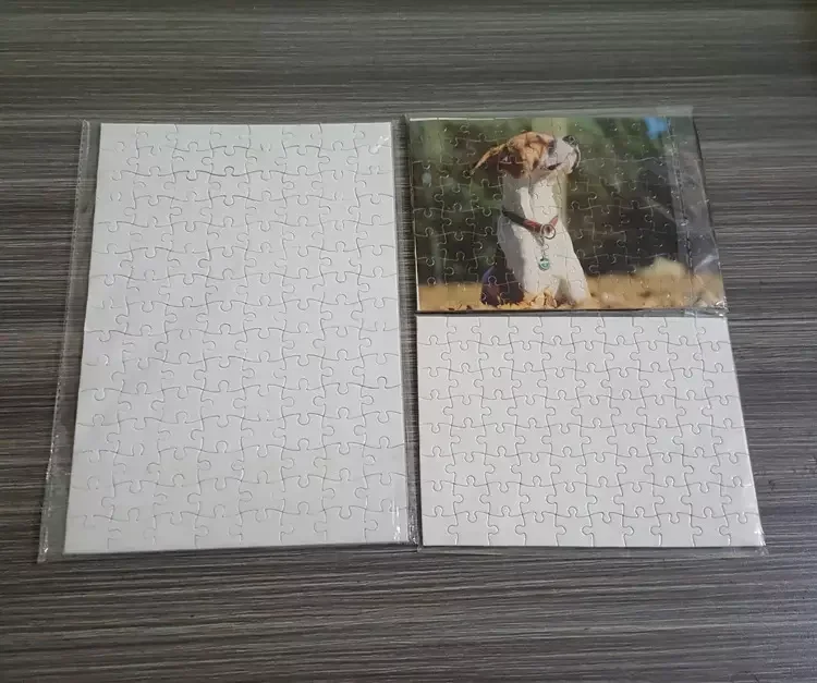 인쇄 가능한 직소 퍼즐, 승화 블랭크 퍼즐, DIY 열 전달 인쇄, A4, A5, 10PCs/로트 가격, 120PCs