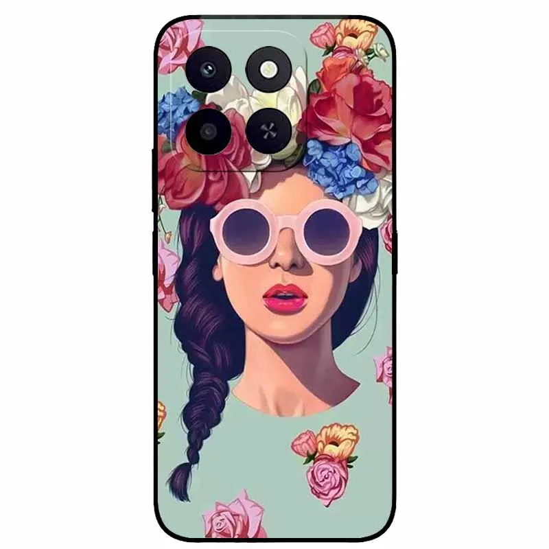 Wolf Bumper Silicone TPU Phone Case - Planet Protective Cool Animal Coque, 6.61
