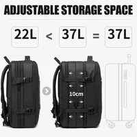 BANGE Travel Backpack Men Business Backpack School Expandable USB Bag Large Capacity 17.3 Laptop Waterproof Fashion Backpack 2