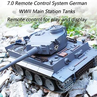 Henglong 3818 Versus Tank German Tiger Tiger I Heavy Remote Control Tank Sound Imitation Real Adult Model Decoration Toys Gift 1