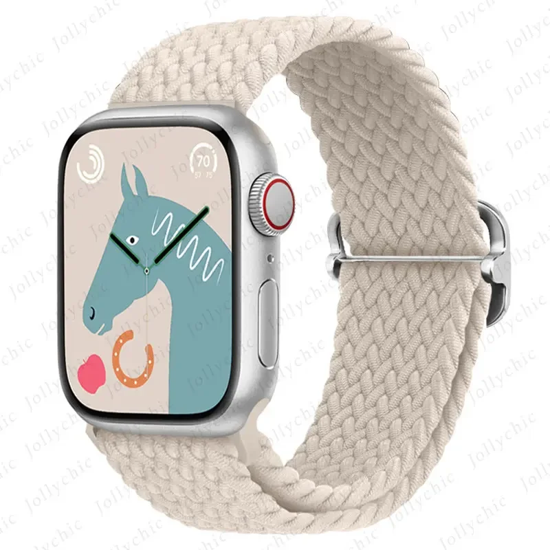 Braided Solo Loop Strap for Apple Watch - Stylish and Comfortable Wristband Accessory