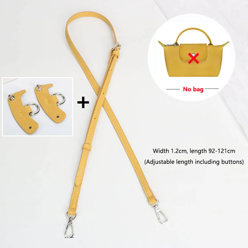 Genuine Leather Shoulder Strap Set for Crossbody Bag Transformation