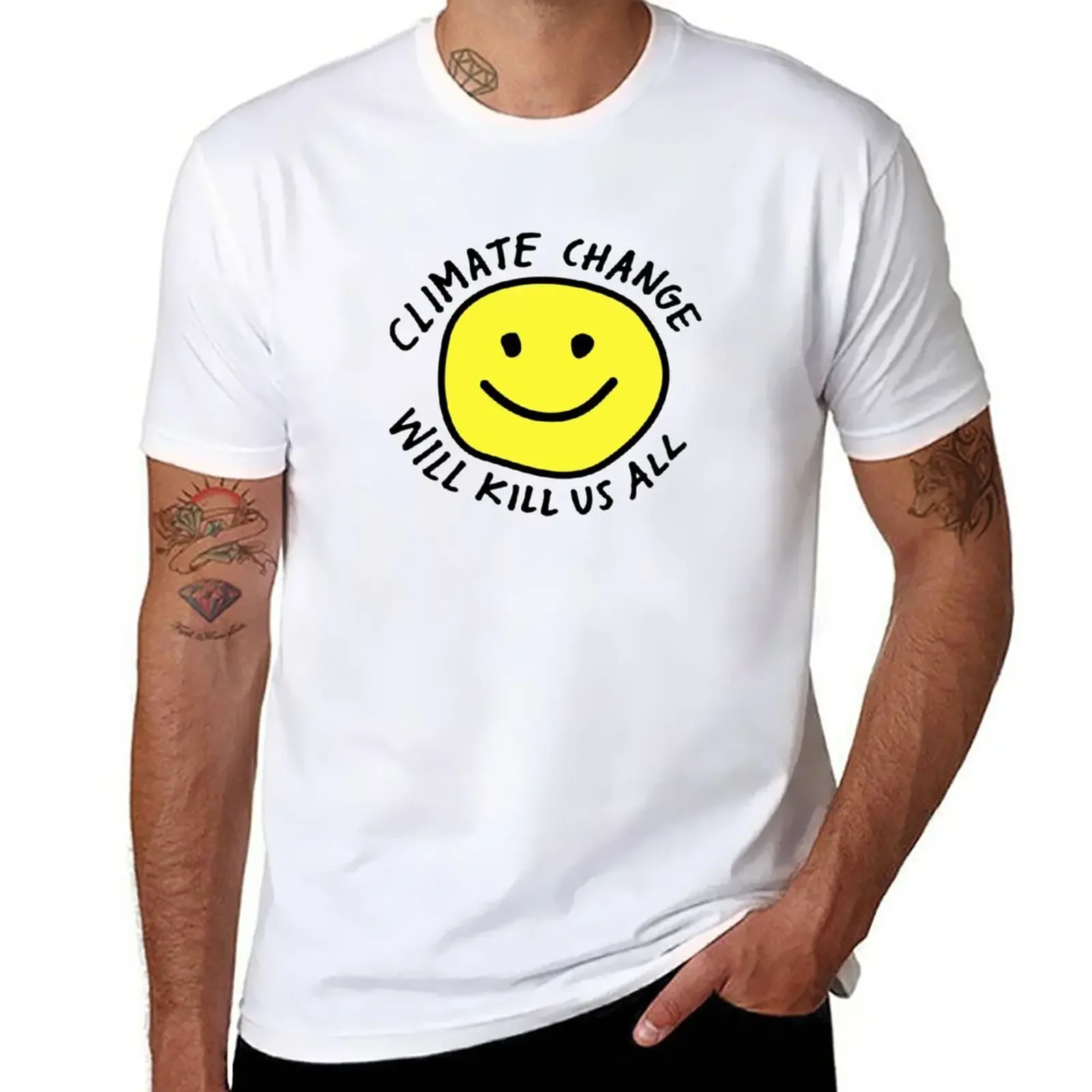 

Stop Climate Change T-Shirt quick-drying customizeds funnys black t shirts for men