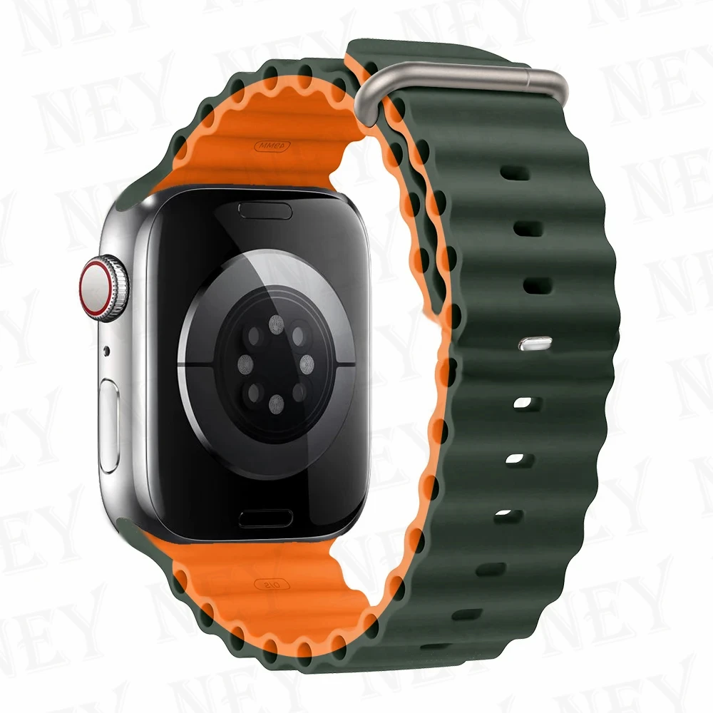 Ocean Silicone Sport Watch Band - Vibrant & Durable Strap
