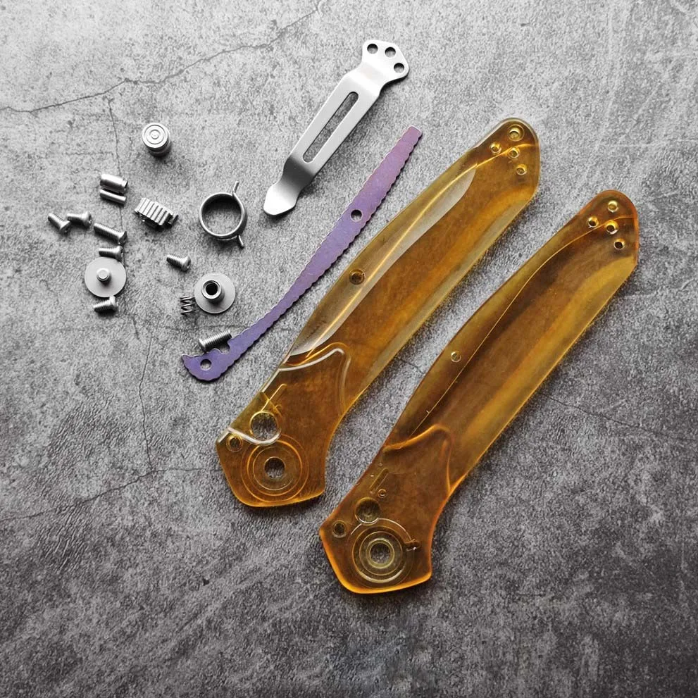 

1 Full Set Custom Made PEI Scales ULTEM Handle Scale with Clip for 9400 Osborne Auto