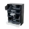 Hardware Parts Organizer Wall Mount Sturdy for Bolts Screws Nuts Small Items Screws Nails Hardware Organizer Workshops 2