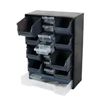 Hardware Parts Organizer Wall Mount Sturdy for Bolts Screws Nuts Small Items Screws Nails Hardware Organizer Workshops 2