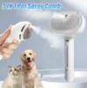 Upgraded 3 In 1 Pet Spray Grooming Comb Steamy Floating Hair Removal Cleaning Steam Brush Styling for Dogs Cats Accessories 1