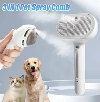 Upgraded 3 In 1 Pet Spray Grooming Comb Steamy Floating Hair Removal Cleaning Steam Brush Styling for Dogs Cats Accessories 1