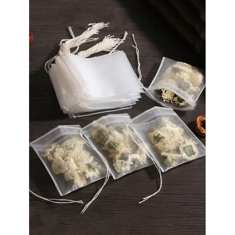 Disposable Tea Bags Disposable Tea Filter Bags 100 Pcs