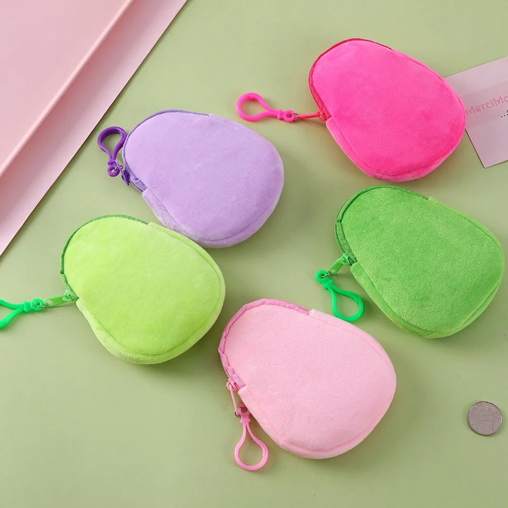 Coin Purse Coin Wallet Children Small Coin Purse Cute Avocado Plush Purses Girls Key Case Bag Money Pouch for Girls Gift Mini Handbag