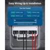 Pool Pump Timer, Outdoor Wi-Fi Box, Heavy Duty 40A 120-277 VAC 2HP Wireless Controller Timer, Water Heater 3