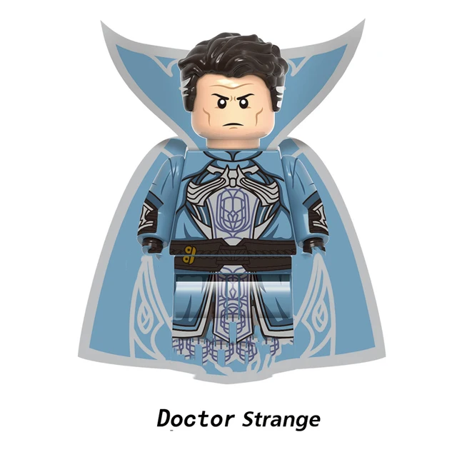 Disney Doctor Strange Scarlet Witch Moon Knight Wong Building Block Dormammu Hulk Ultron Carter Professor X Brick America Chaves O-X1913