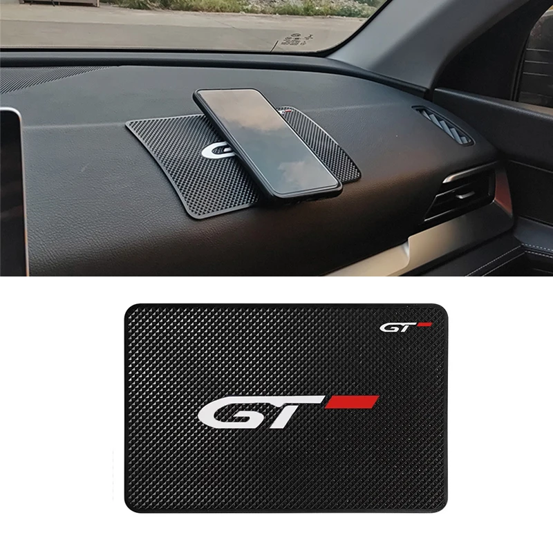 Car Dashboard Sticky Anti-Slip Mat Pads Phone Key Non-Slip Sticky Pad For Peugeot 206 208 5008 4008 3008 207 308 408 307 508 GT