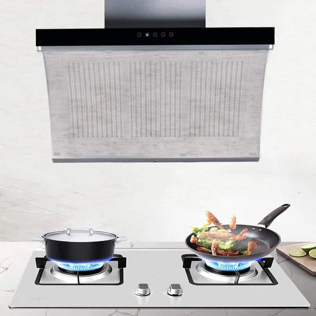 Cooker Hood Filter 5M/10M Disposable Kitchen Hood Oil Filter Paper Range Hood Grease Anti Oil Non-woven Filter Cooker Extractor Fan