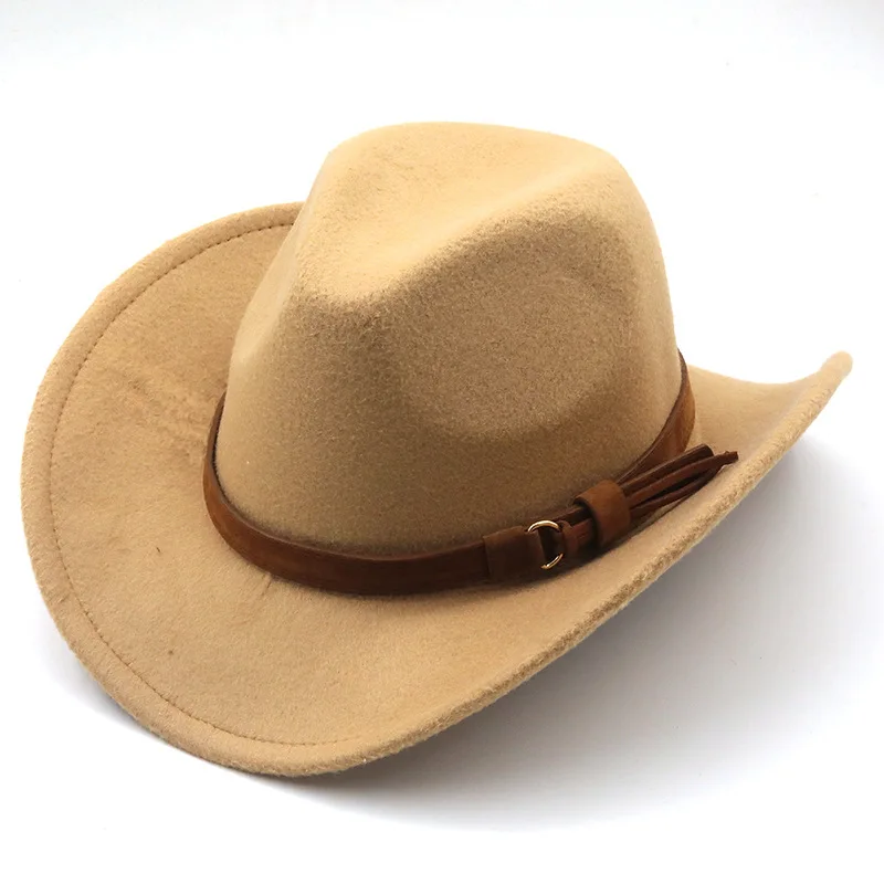 Western Cowboy Hat Fedora Hat Men Large 