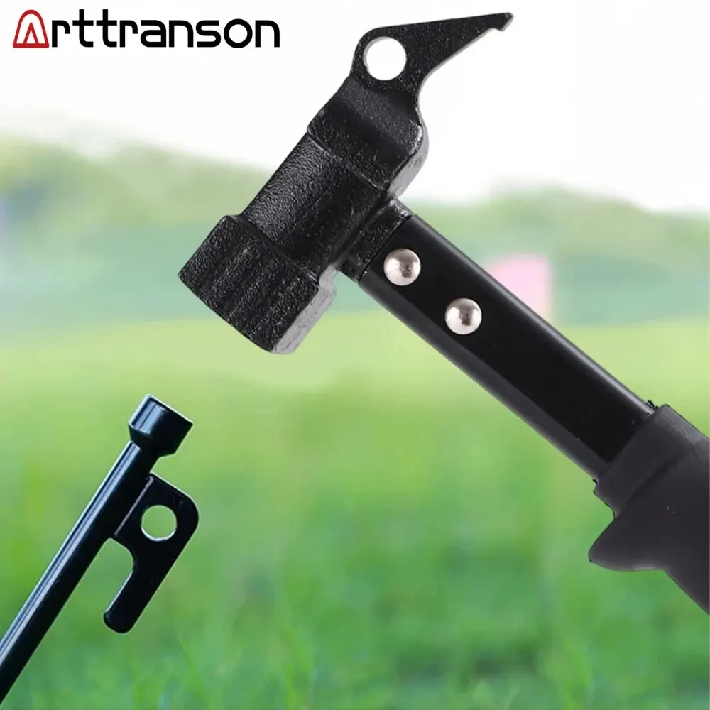 Camping Tent Accessories Hammer Nail Extractor Outdoor Camping Tent Nail Hammer Cast Iron