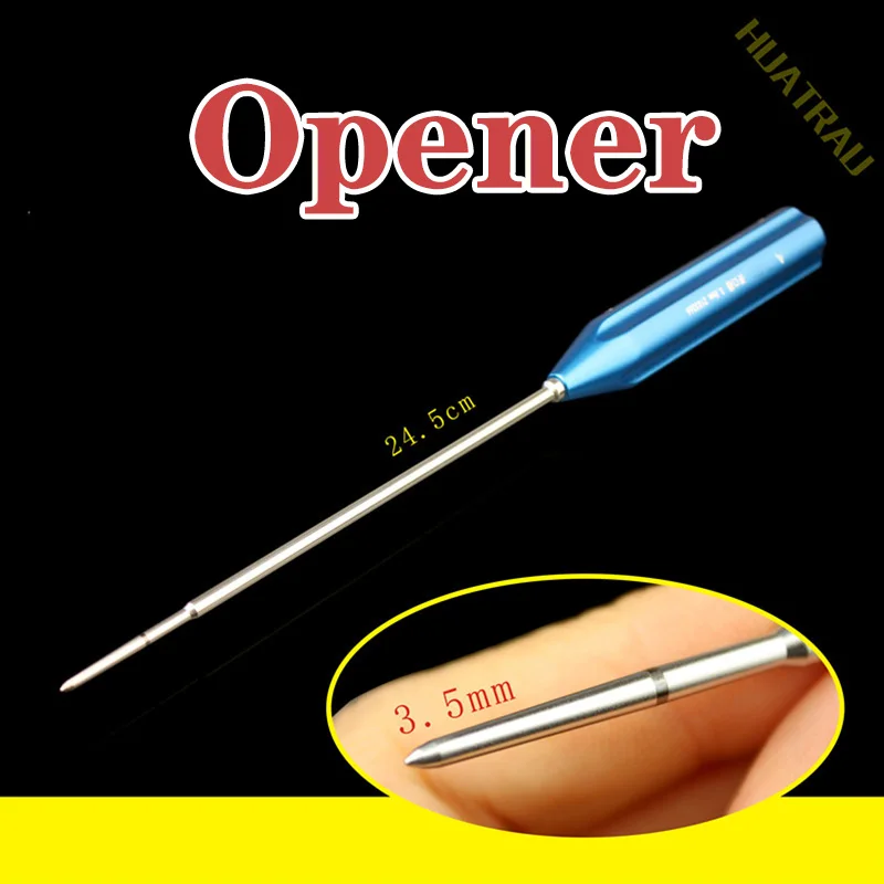 

Rivet opener circuit cone pointed orthopedic instruments medical sports medicine femoral tibial shoulder ligament reconstruction