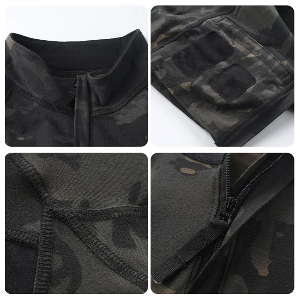 Tactical Short Sleeve Camouflage T Shirt Men's Camo Hiking Hunting Shirts Airsoft Paintball Combat Clothing combat shirts