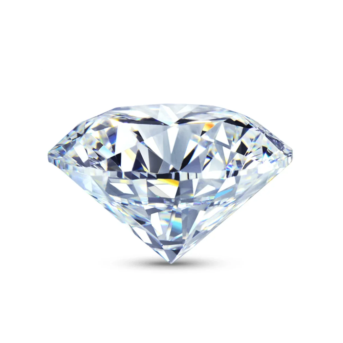 느슨한 보석 실제 1ct-10ct D 컬러 모이사나이트 라운드 브릴리언트 컷 3EX 실험실 재배 다이아몬드 모이사나이트 GRA 인증서