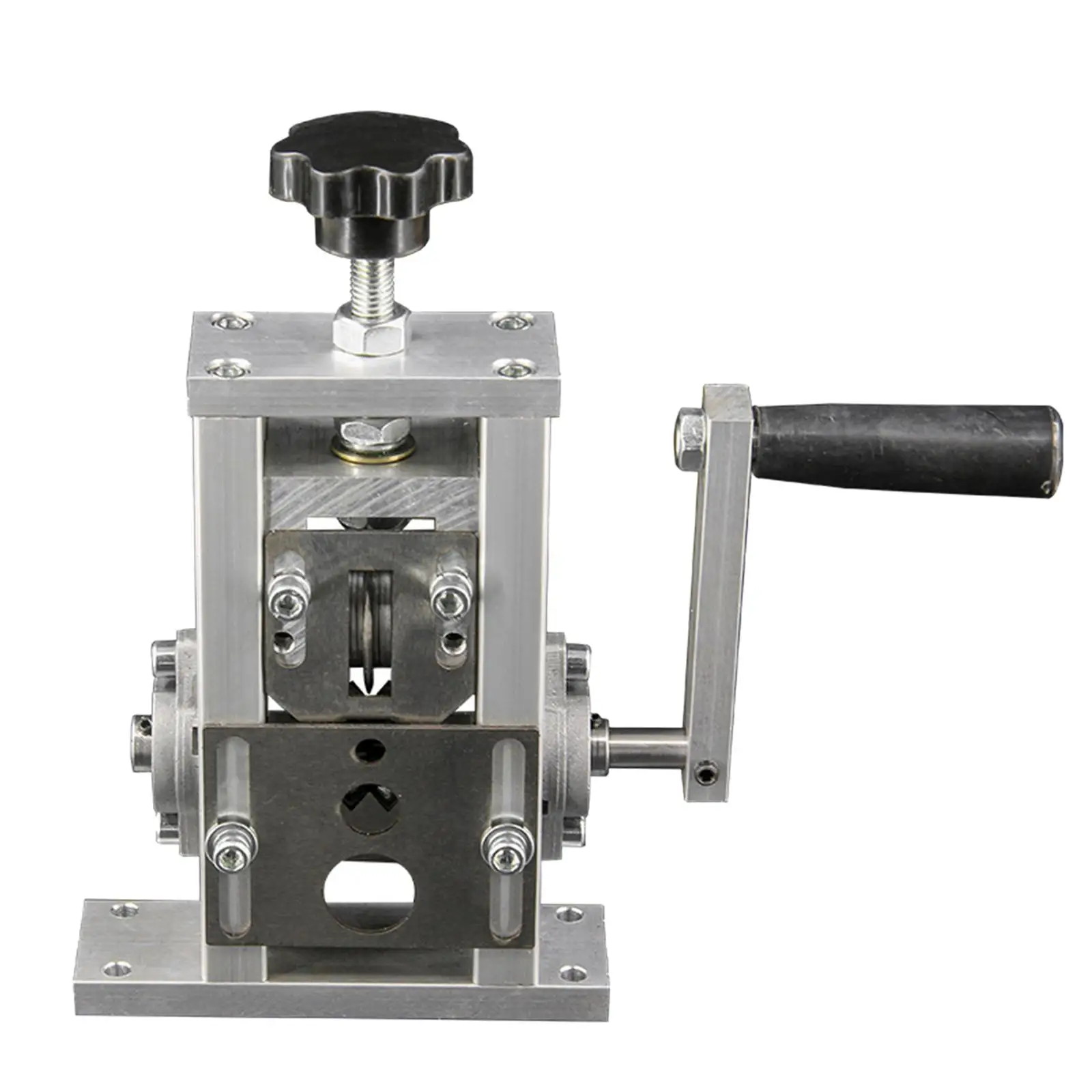 

Manual Wire Peeling Machine Easy Handling Professional Durable Hand Crank and Drill Operated Portable Compact Wire Peeler