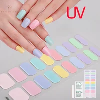 New Gradual Rainbow Gel Nail Enhancer Gel Nail Enhancer European American and French Semi Curing UV Gel Nail Enhancer 1